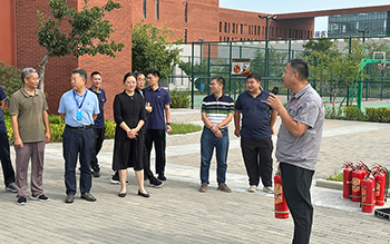 青島科信消防在中科院青島科教園進(jìn)行消防演練